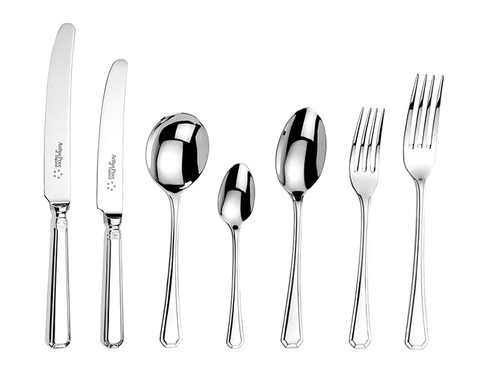 arthur price Grecian 60 Piece (Canteen) Arthur Price of England - Stainless Steel / Canteen / 8 Person Place Setting