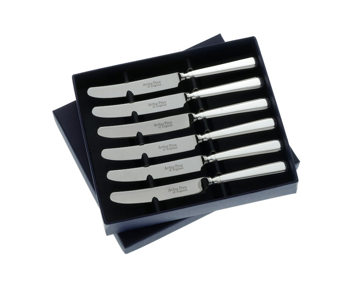 arthur price Grecian Set of 6 Tea Knives Arthur Price of England - Stainless Steel / Single
