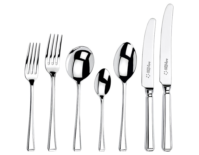 arthur price Harley 60 Piece (Canteen) Arthur Price of England - Stainless Steel / Canteen / 8 Person Place Setting