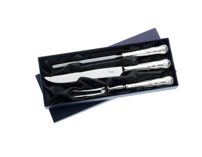 arthur price Kings 3 piece carving set Arthur Price of England - Stainless Steel / Single