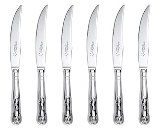 arthur price Kings Box of 6 Steak Knives Arthur Price of England - Stainless Steel / Single