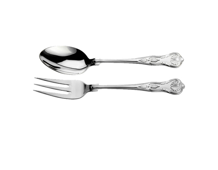 arthur price Kings Large serving spoon and fork (New) Arthur Price of England - Stainless Steel / Single