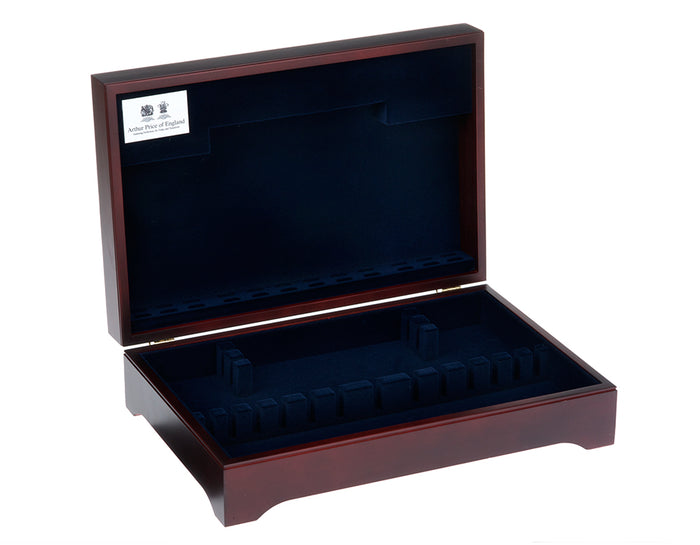 arthur price Luxury Cutlery Cabinet Universal Mahogany Cutlery