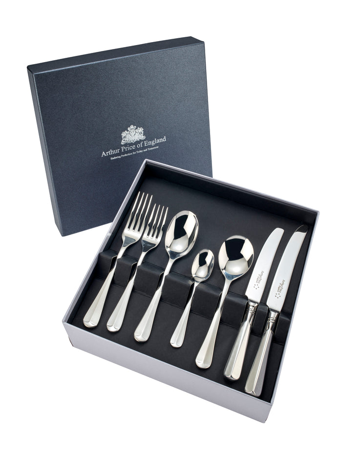 Arthur Price Rattail 44 Piece (Boxed Set) Arthur Price Of England - Stainless Steel / Boxed / 6 Person Place Setting