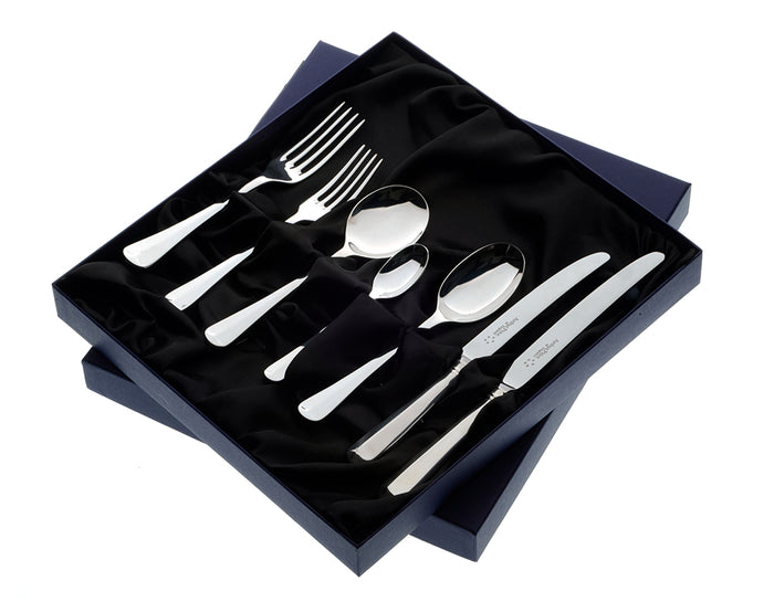 arthur price Rattail 7 Piece Place Setting Arthur Price of England - Stainless Steel / Boxed / Single Person Place Setting