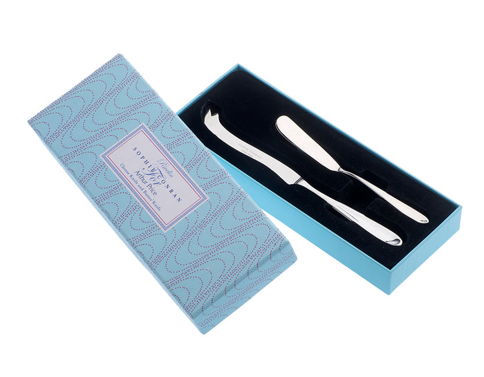 arthur price Sophie Conran Rivelin Butter & Cheese Knife Set - Stainless Steel / Single