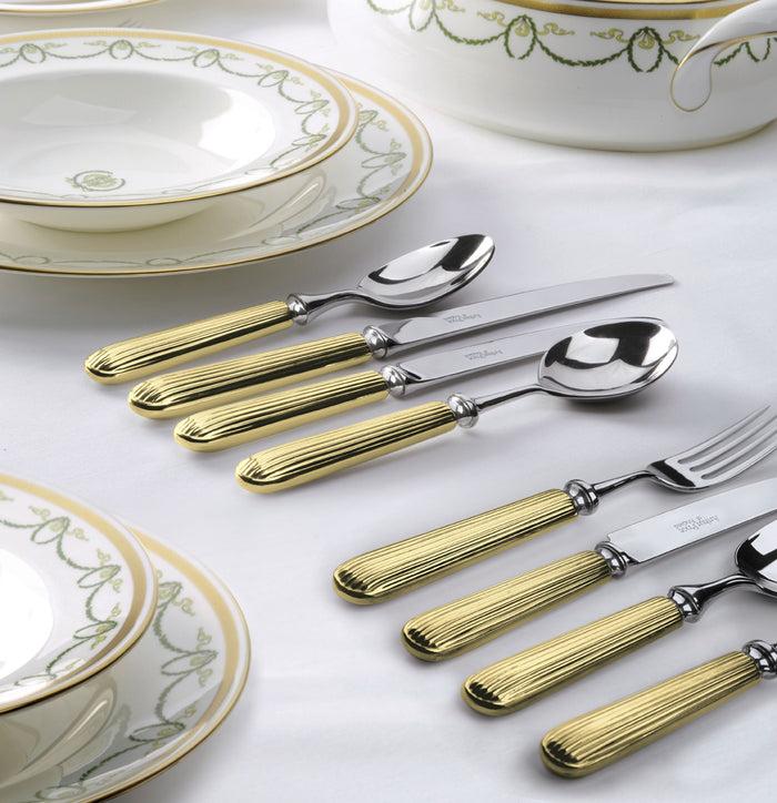 Arthur Price Titanic Luxury 84 Piece Set Canteen - Gold Plated / Canteen / 8 Person Place Setting
