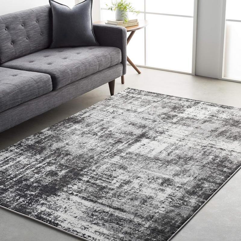 artistic weavers Anderson Black Modern Area Rug 7’11” x 10′(7’11” x 10′ Black)