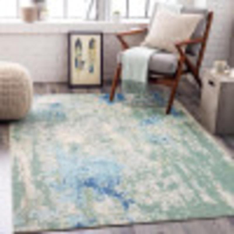 artistic weavers Artistic Weavers Amphitrite Outdoor Modern Abstract Area Rug 5’3″ x 7’3″ Burnt Orange/Gr(5’3″ x 7’3″ Green/Sky Blue)