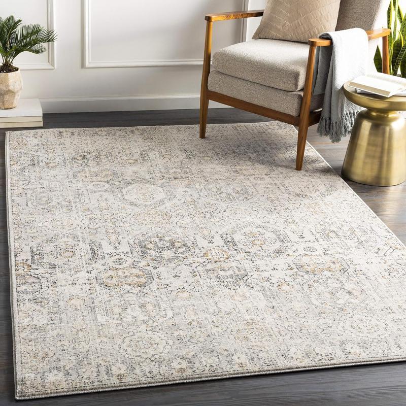 artistic weavers Artistic Weavers Aune Area Rug 5’3″ x 7’3″ Grey(5’3″ x 7’3″ Grey)