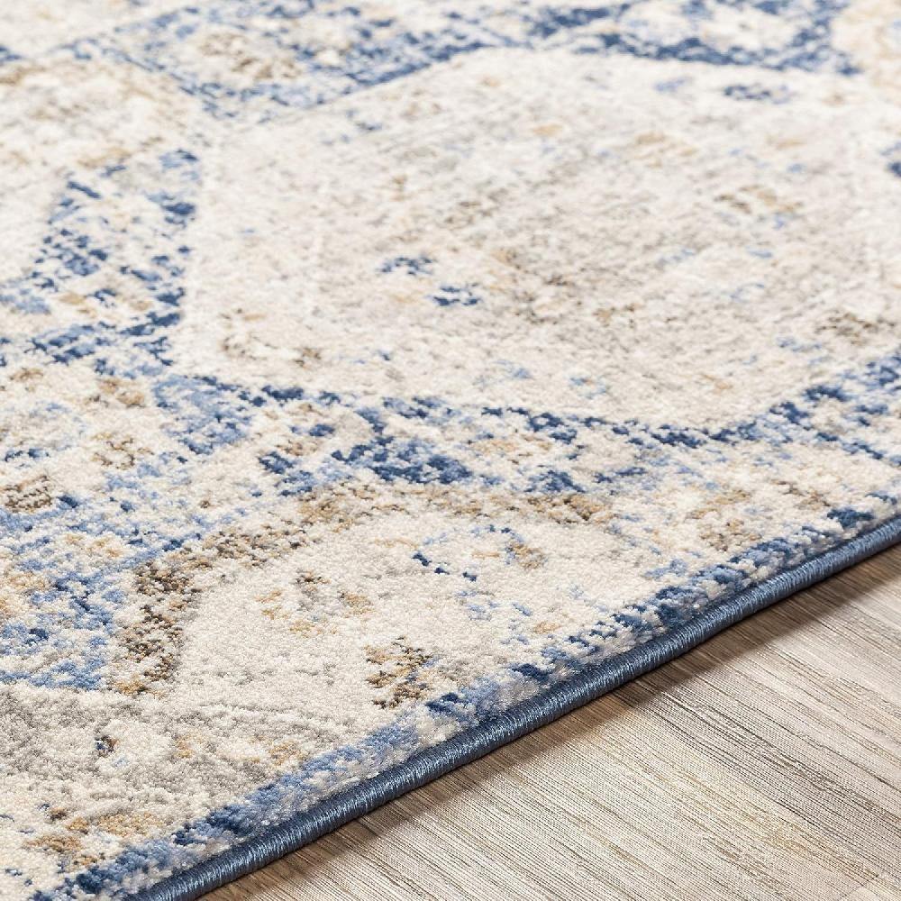 Artistic Weavers Artistic Weavers Aune Area Rug 5’3″ X 7’3″ Grey(9′ X 12’4″ Navy)