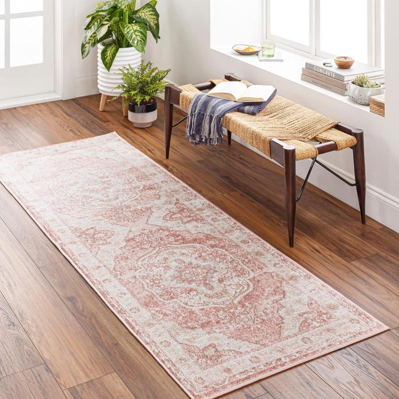 artistic weavers Artistic Weavers Bilal Traditional Medallion Area Rug 5’2″ x 7′(2’7″ x 7’3″ Rose) artistic weavers Artistic Weavers Bilal Traditional Medallion Area Rug 5’2″ x 7′(2’7″ x 7’3″ Rose)