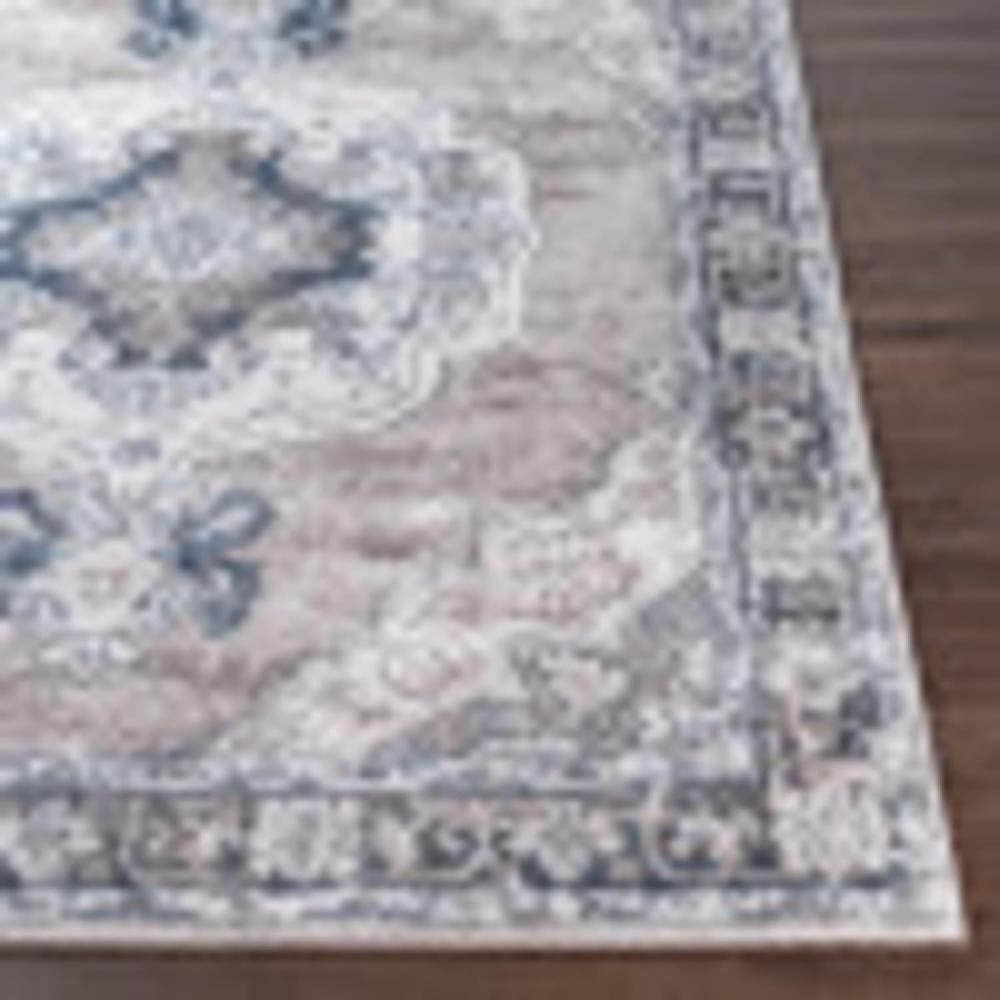 Artistic Weavers Artistic Weavers Bilal Traditional Medallion Area Rug 5’2″ X 7′(5’2″ X 7′ Dark Blue/Gray)