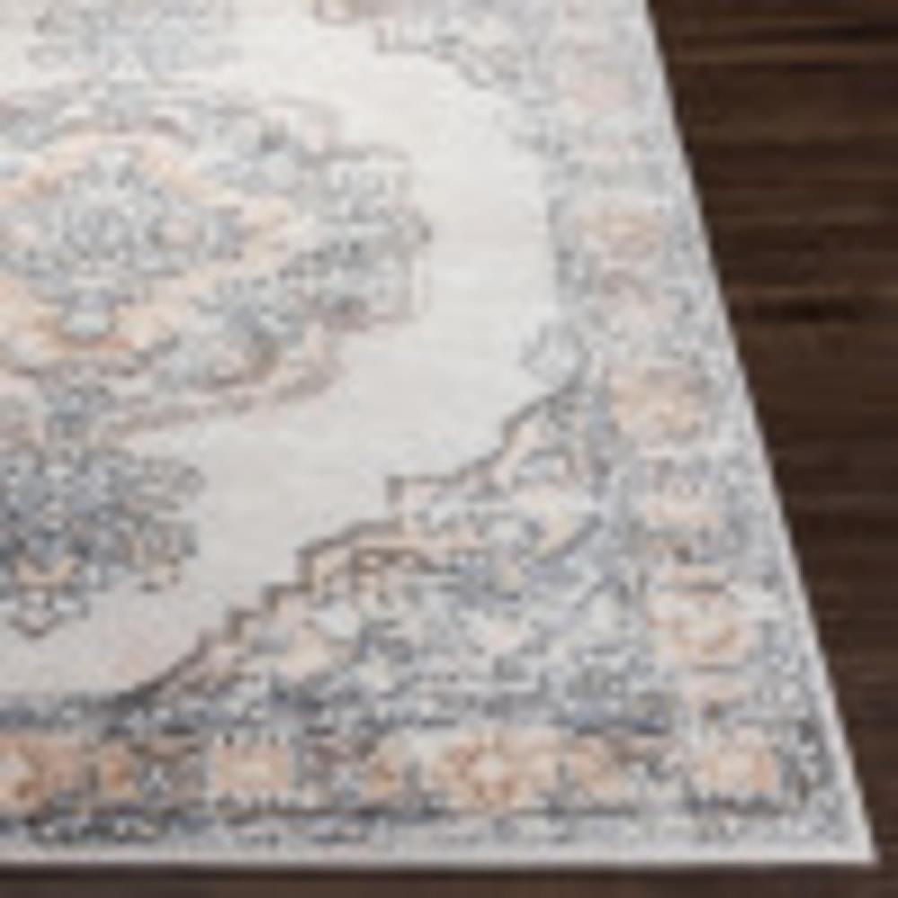 Artistic Weavers Artistic Weavers Bilal Traditional Medallion Area Rug 5’2″ X 7′(6’6″ X 9’2″ Light Gray)