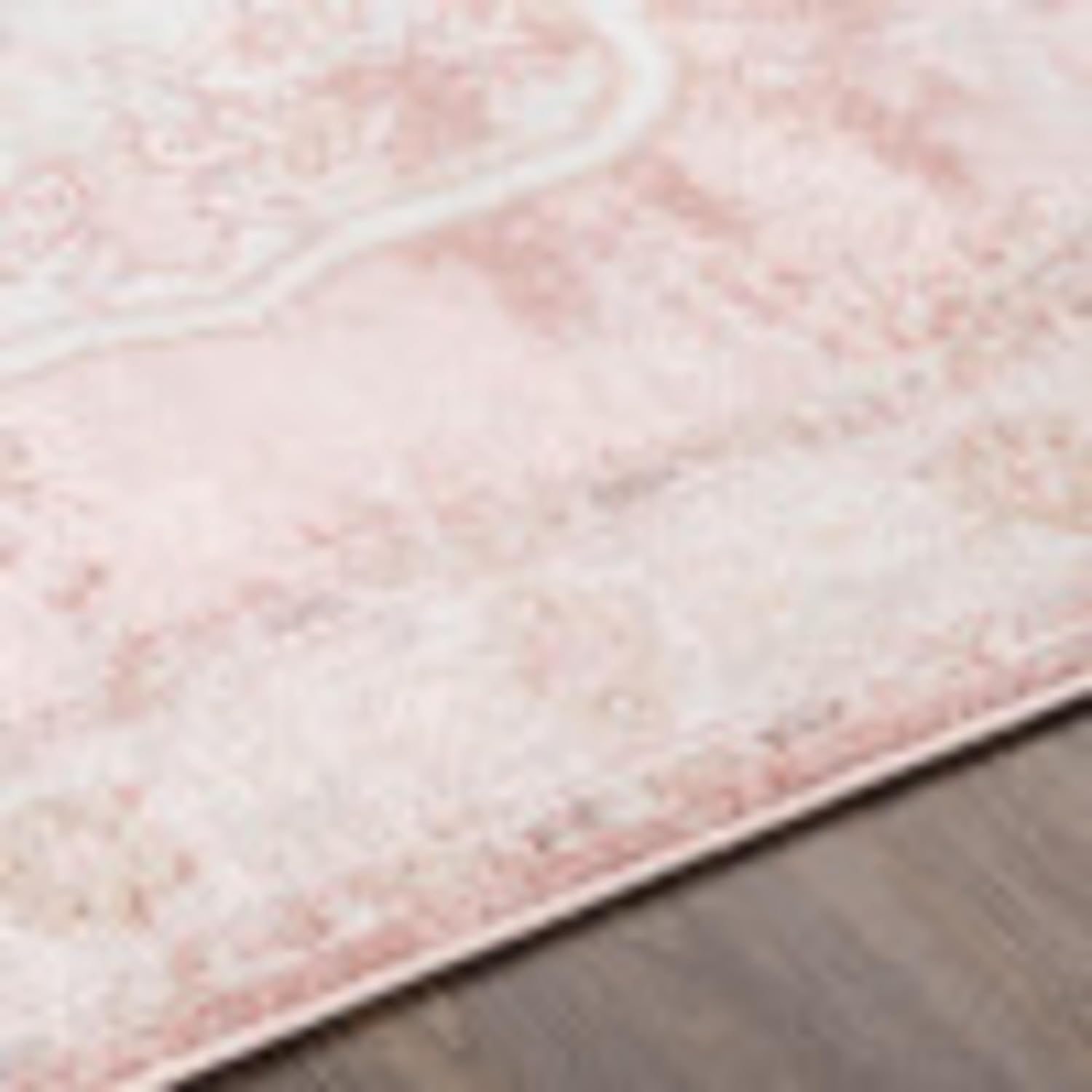Artistic Weavers Artistic Weavers Bilal Traditional Medallion Area Rug 5’2″ X 7′(7’9″ X 9’6″ Rose)
