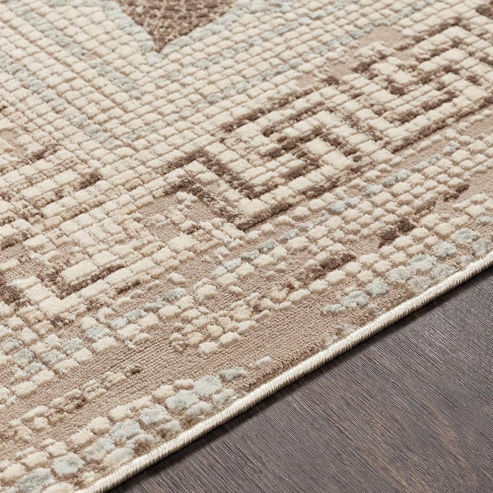Artistic Weavers Artistic Weavers Carys Blue-Gray Updated Traditional 6’7″ X 9’6″ Area Rug Mustard(1’11” X 2’11” Beige)
