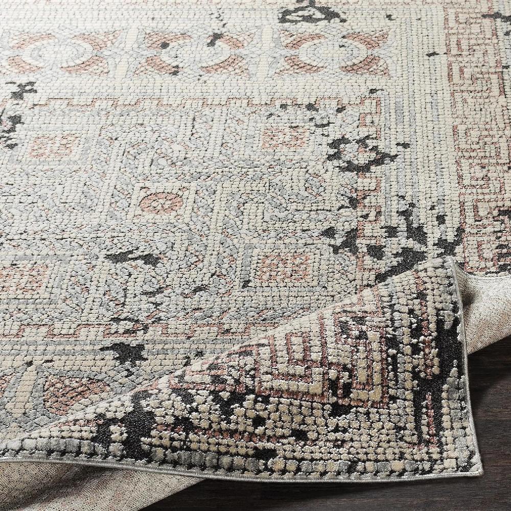 Artistic Weavers Artistic Weavers Carys Blue-Gray Updated Traditional 6’7″ X 9’6″ Area Rug Mustard(6’5″ X 9’6″ Mauve)