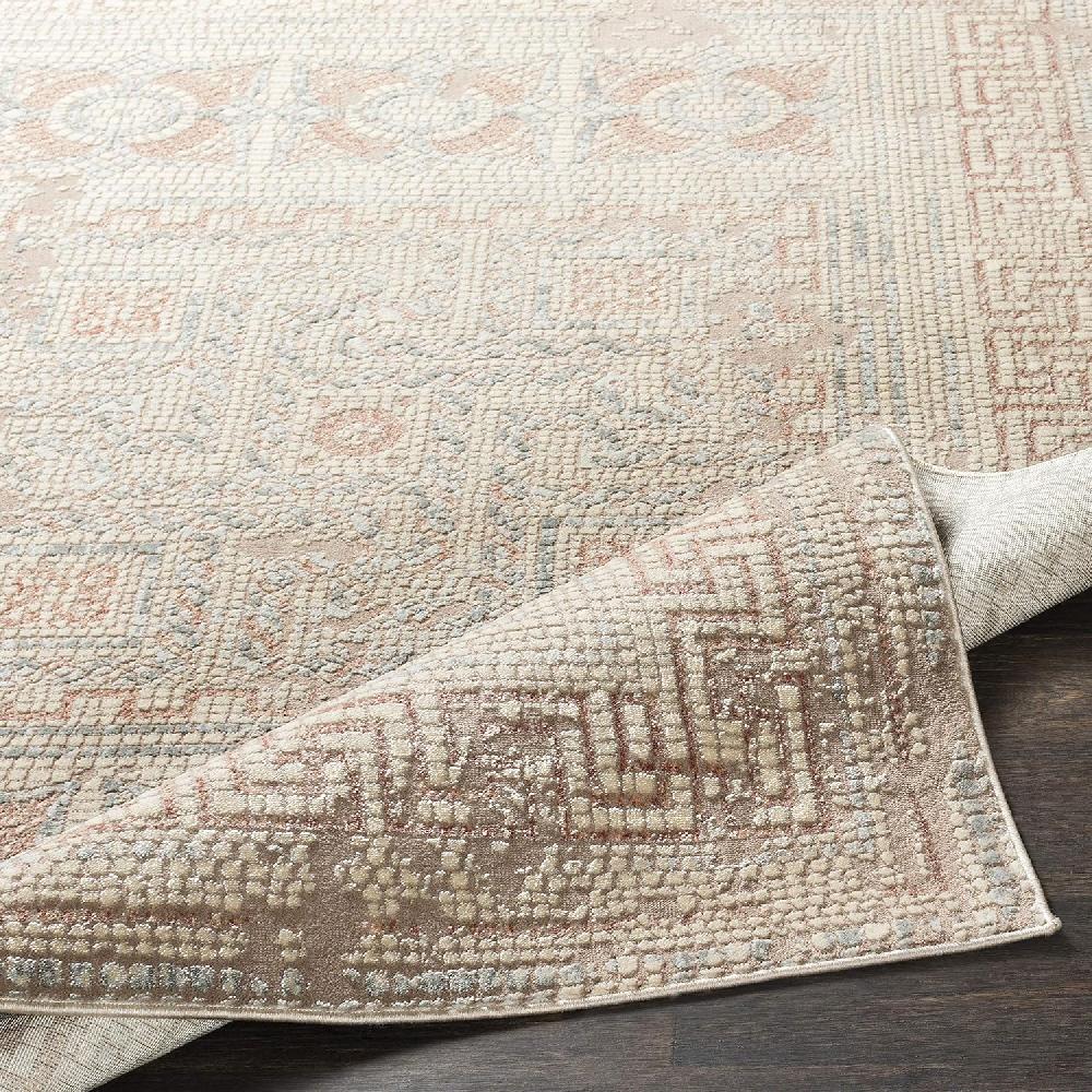 Artistic Weavers Artistic Weavers Carys Blue-Gray Updated Traditional 6’7″ X 9’6″ Area Rug Mustard(6’5″ X 9’6″ Rose)