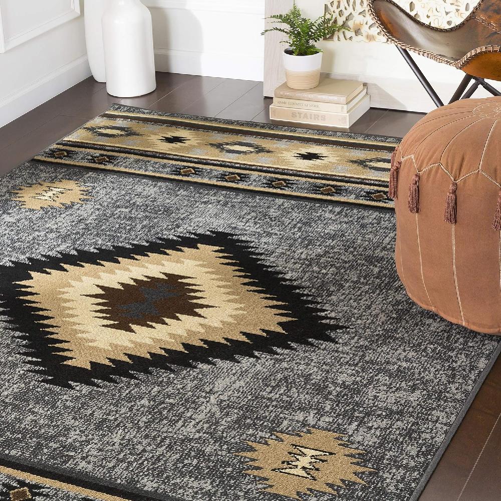 Artistic Weavers Artistic Weavers Celtia Area Rug 5’3″ X 7’9″ Black And Tan(Black And Tan)
