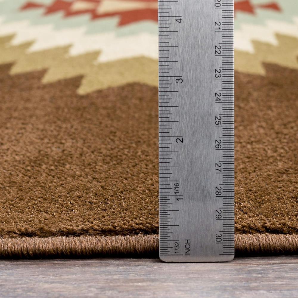 Artistic Weavers Artistic Weavers Celtia Area Rug 5’3″ X 7’9″ Black And Tan(Olive And Dark Brown)