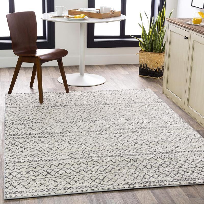 artistic weavers Artistic Weavers Cressida23145373 Cressida Area Rug 5’3″ x 7’3(Light Gray 5 ft 3 in x 7 ft 3 in)