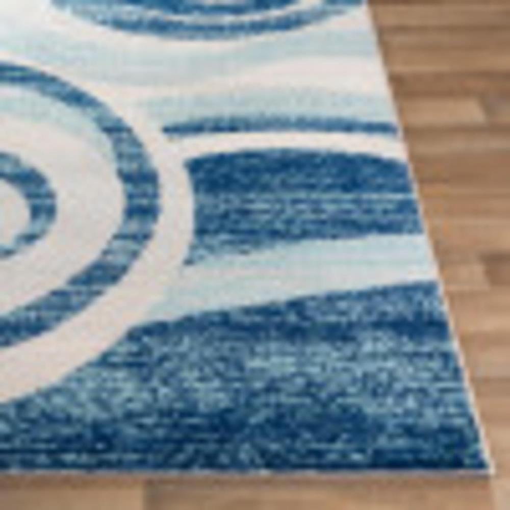 Artistic Weavers Artistic Weavers Derya Midcentury Modern Geometric Area Rug 5’3″ X 7’3″ Navy(6’7″ X 9′ Navy)