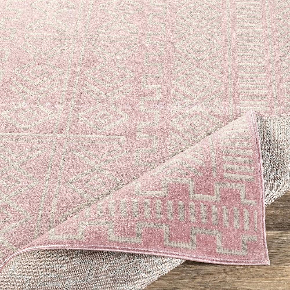 Artistic Weavers Artistic Weavers Dianne Area Rug 5’3″ X 7’3″ Pale Pink/Cream(2′ X 2’11” Pale Pink / Cream)