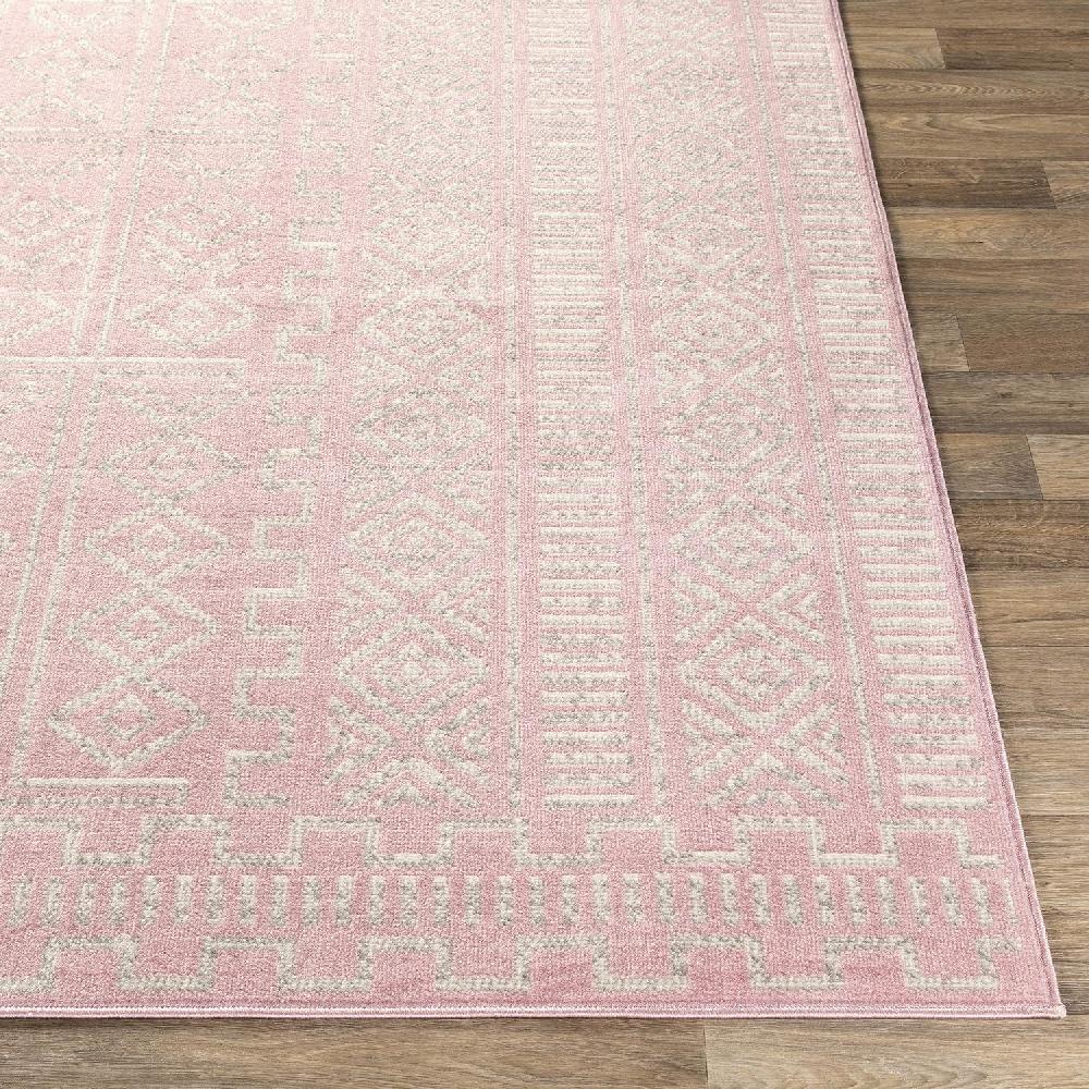 Artistic Weavers Artistic Weavers Dianne Area Rug 5’3″ X 7’3″ Pale Pink/Cream(7’10” X 10’2″ Pale Pink / Cream)