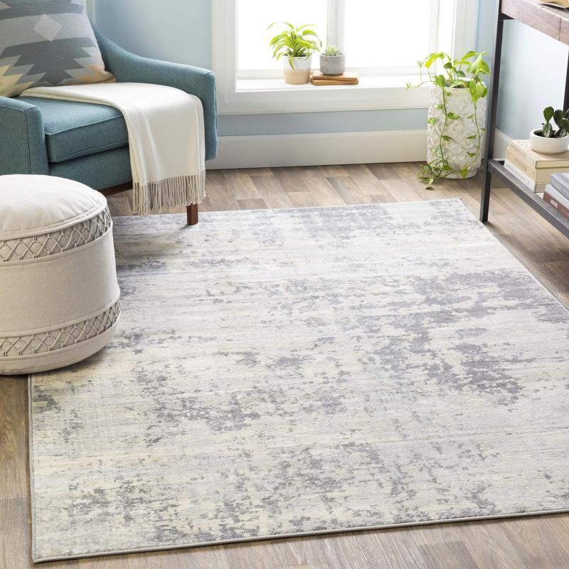 artistic weavers Artistic Weavers Doria Modern Abstract Area Rug 5’3″ x 7’3″ Silver Gray(Artistic Weavers Doria Modern Abstract Area Rug 5’3″ x 7’3″ Silver Gray)