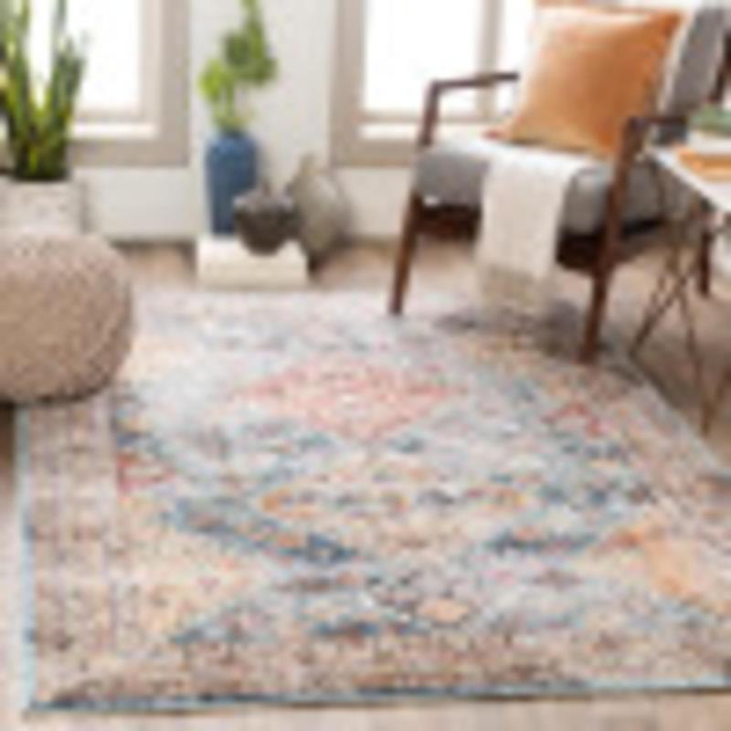 artistic weavers Artistic Weavers Freigh Area Rug 5’3″ x 7’3″ Denim(2 ft x 3 ft Denim)
