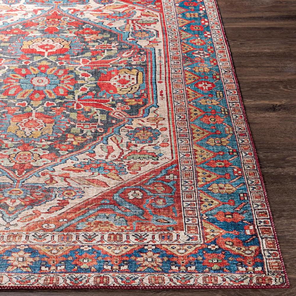 Artistic Weavers Artistic Weavers Garritt Medallion Oriental Area Rug 5′ X 7’6″ Red/Blue(5′ X 7’6″)