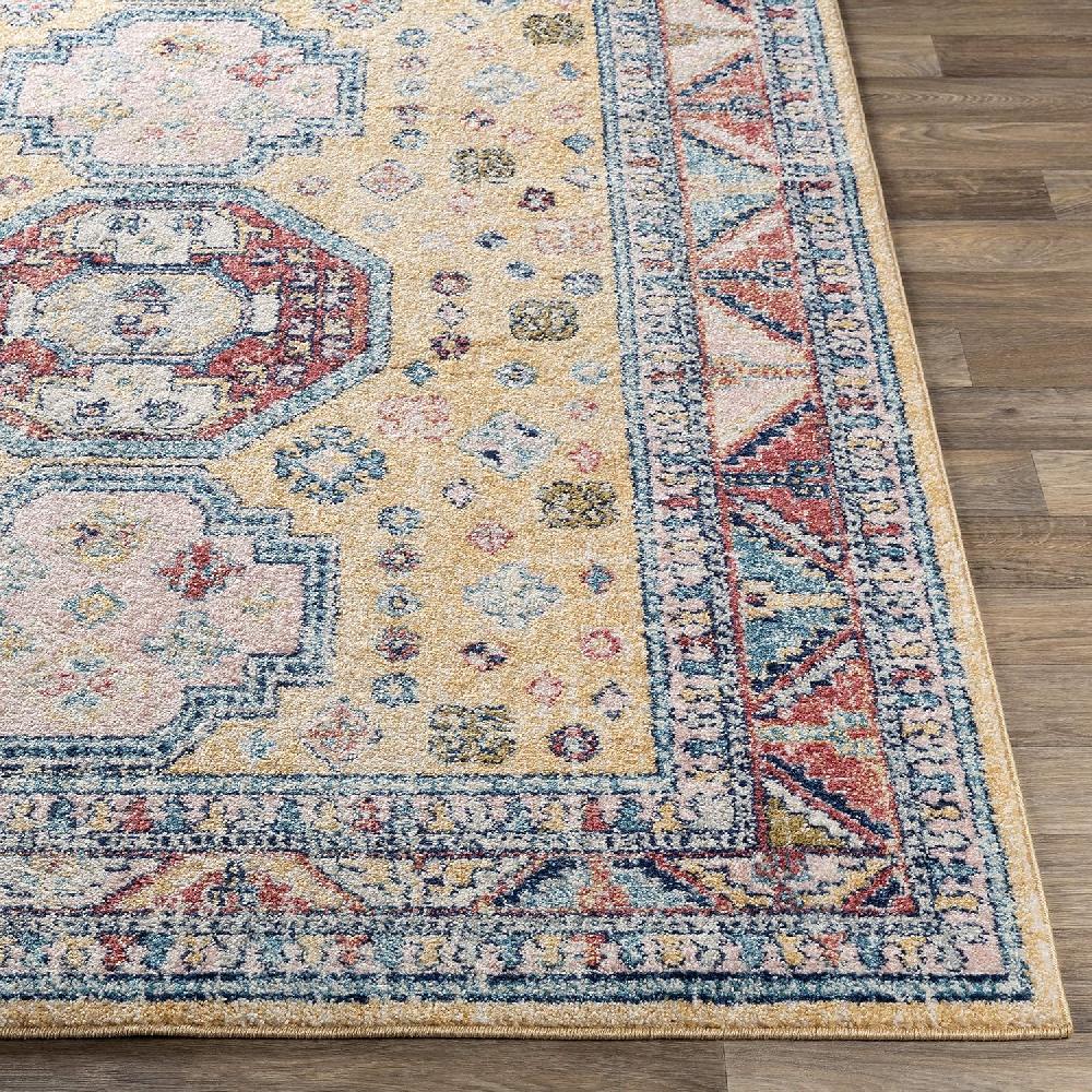 Artistic Weavers Artistic Weavers Gemina Area Rug 5’3″ X 7’3″ Blush/Beige(6’7″ X 9′ Yellow)