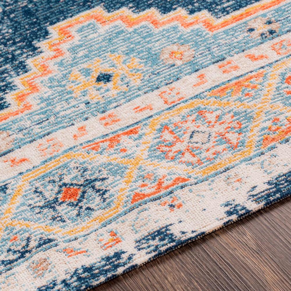 Artistic Weavers Artistic Weavers Huntington Beach Outdoor Bohemian Medallion Area Rug 7’10” X 10′ Navy(Artistic Weavers Huntington Beach Outdoor Bohemian Medallion Area Rug 7’10” X 10′ Navy)