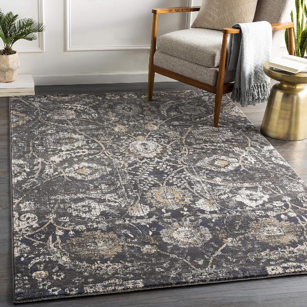 Artistic Weavers Artistic Weavers Inkeri Area Rug 7’10” X 10’2″ Light Gray(2′ X 2’11” Charcoal)