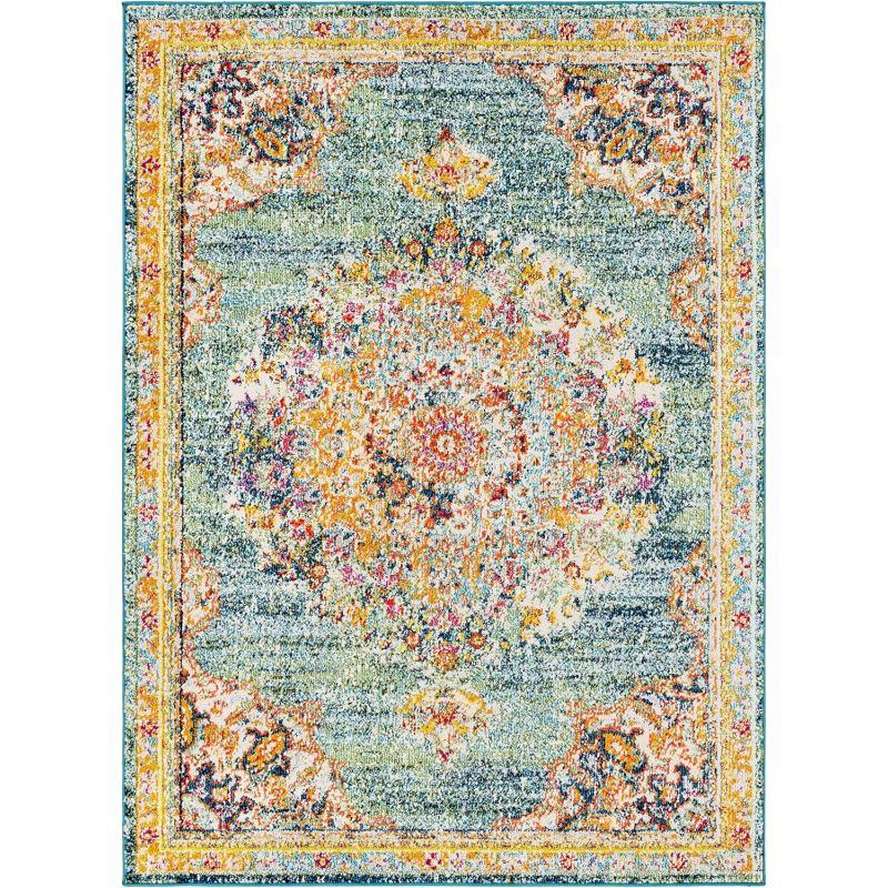 artistic weavers Artistic Weavers Kimber Area Rug 5’3″ x 7’3″ Blue(Gray and Teal)