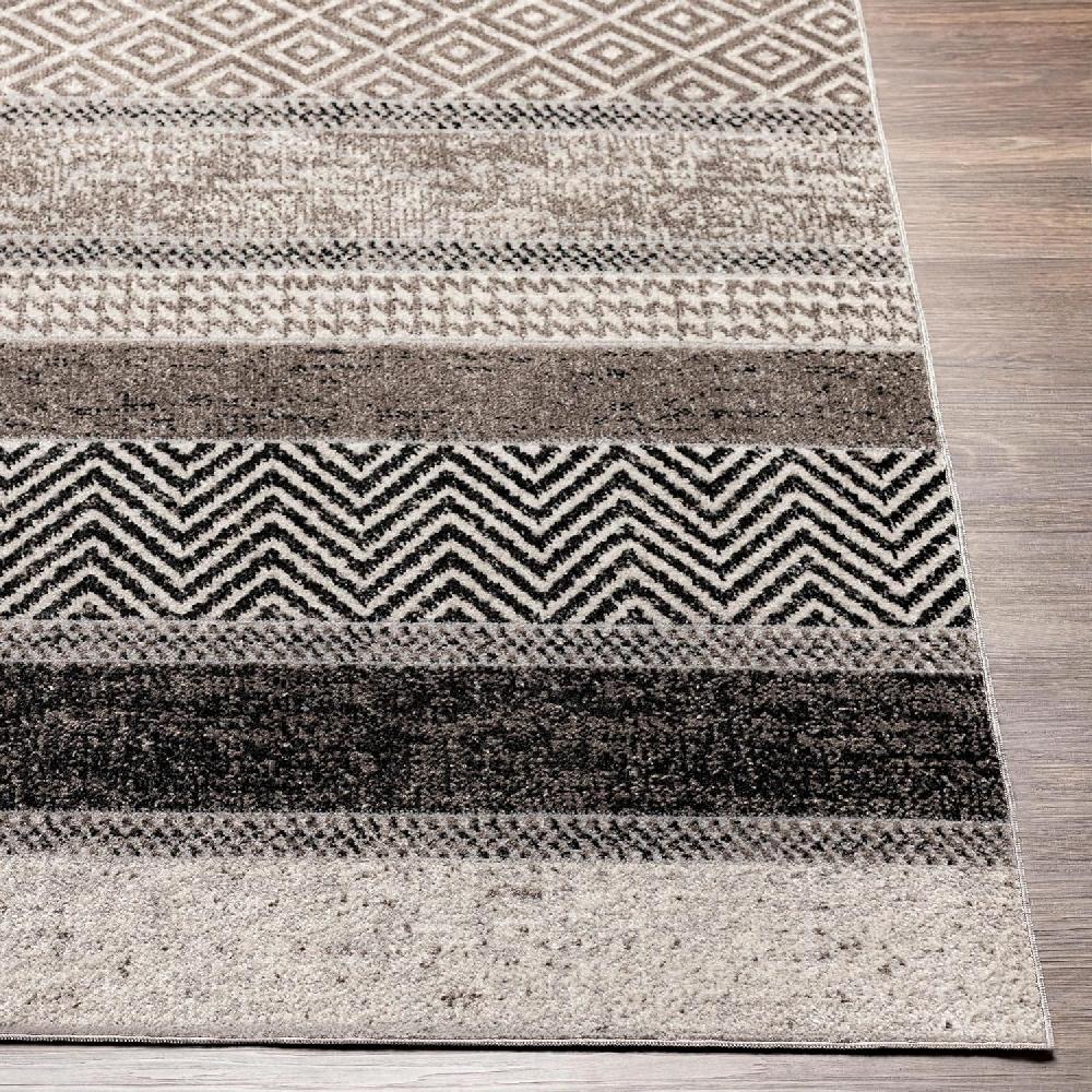 Artistic Weavers Artistic Weavers Lavadora Abstract Machine Washable Area Rug 7’10” X 10′ Gray(2’7″ X 7’3″)