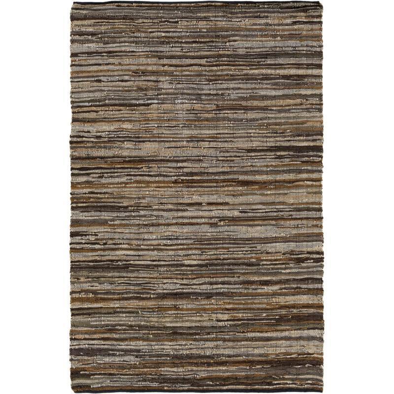 artistic weavers Artistic Weavers Log Cabin Area Rug 5′ x 7’6″ Brown Brown(Brown Brown)