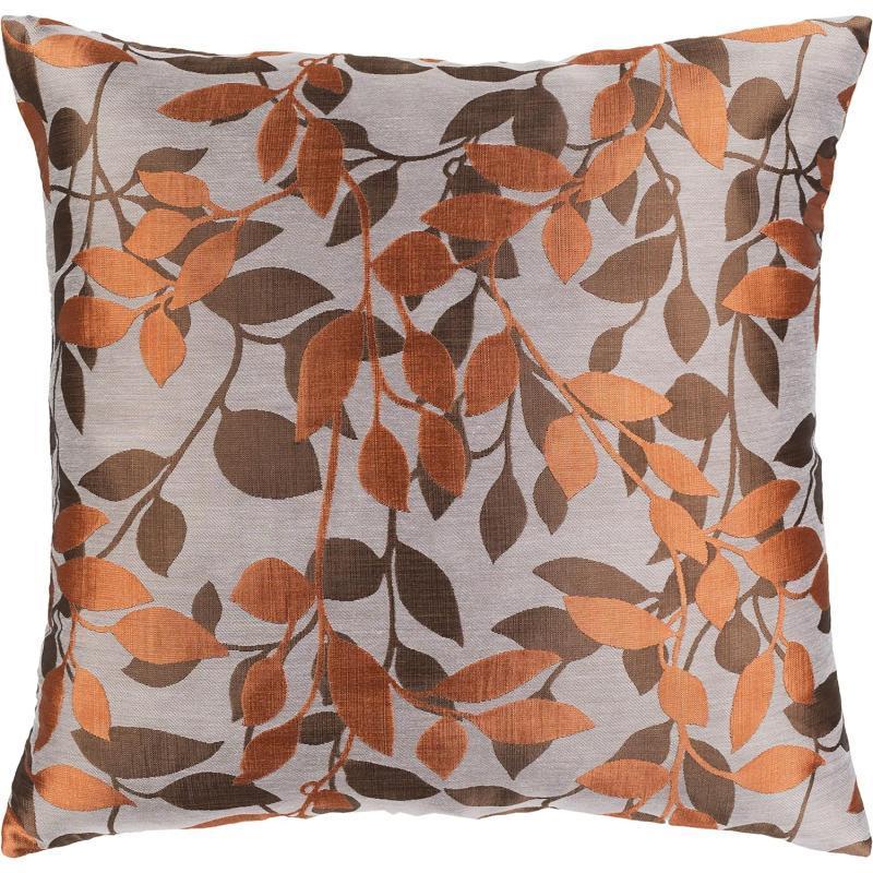 artistic weavers Artistic Weavers Malik Throw Pillows 18″ L x 18″ W Orange/Brown(Orange/Brown 18″L x 18″W)