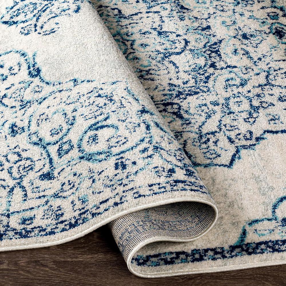 Artistic Weavers Artistic Weavers Nazneen Traditional Medallion Area Rug 5’3″ X 7’3″ Blue(Artistic Weavers Nazneen Traditional Medallion Area Rug 5’3″ X 7’3″ Blue)