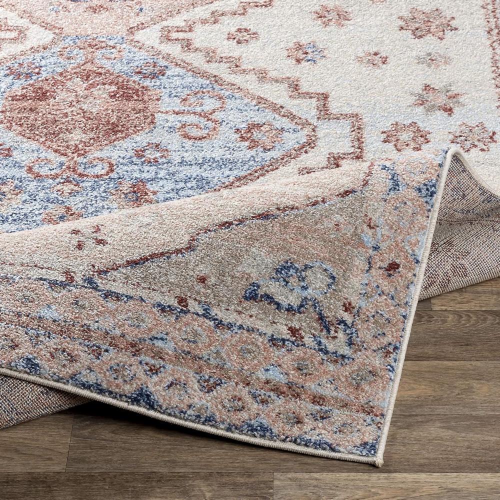 Artistic Weavers Artistic Weavers Paola Area Rug 5’3″ X 7’3″ Blush/Yellow(5’3″ X 7’3″ Blush / Burgundy)