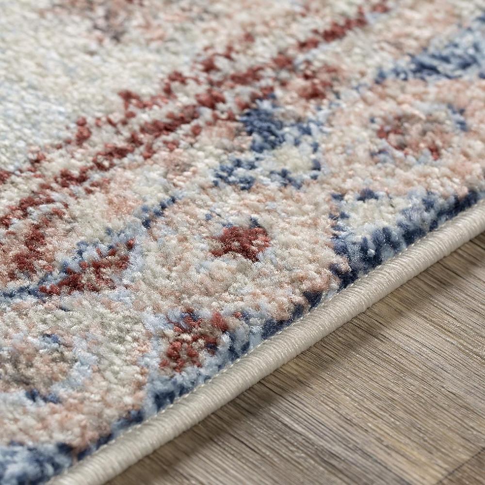 Artistic Weavers Artistic Weavers Paola Area Rug 5’3″ X 7’3″ Blush/Yellow(7’10” X 10′ Blush / Burgundy)