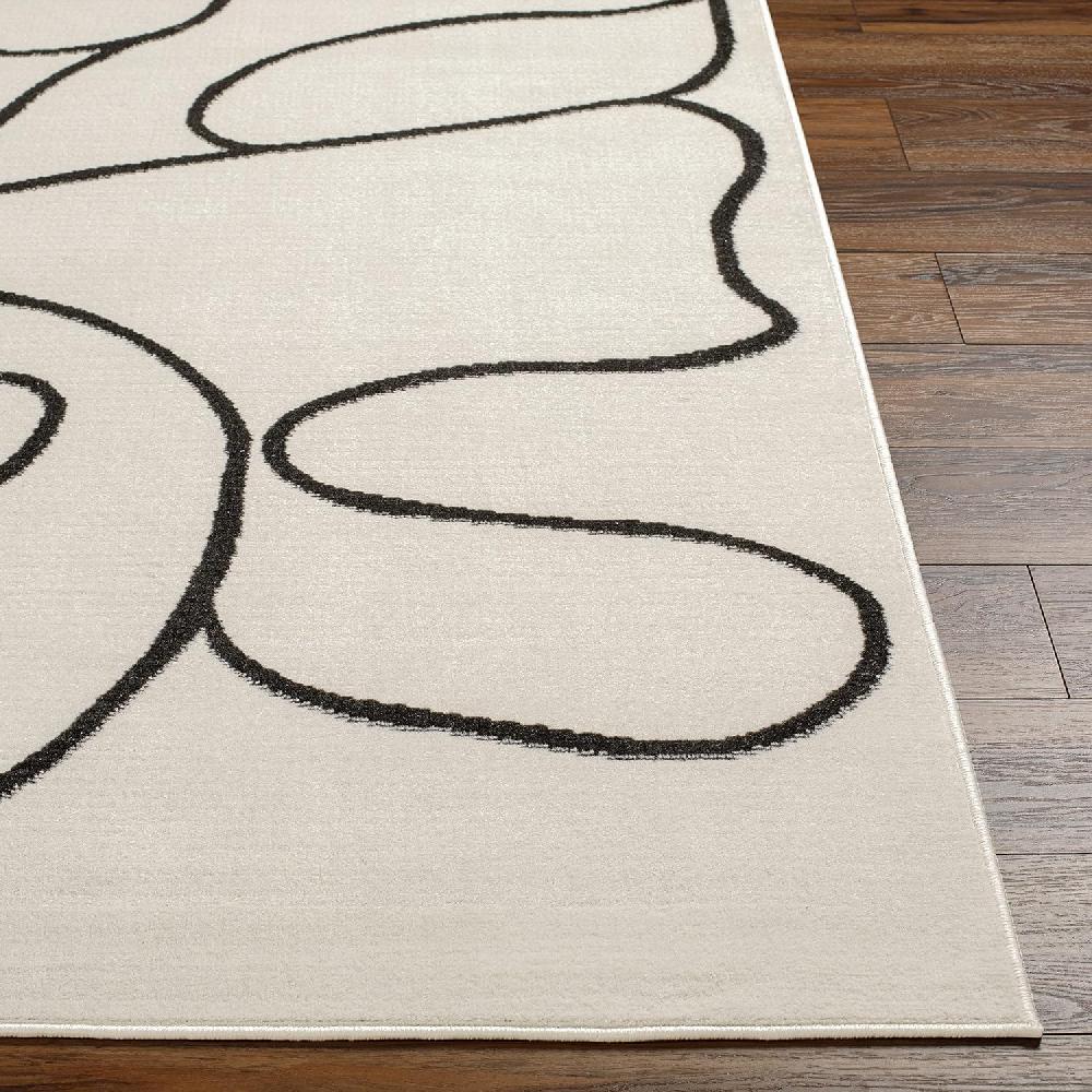 Artistic Weavers Artistic Weavers Pisa Modern Abstract Area Rug 4’11” X 7′ Cream(6’7″ X 9′)