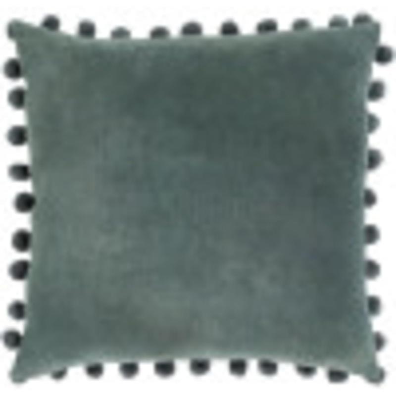 artistic weavers Artistic Weavers Pom Pillow 20″ H x 20″ W Denim(Artistic Weavers Pom Pillow 20″ H x 20″ W Denim)