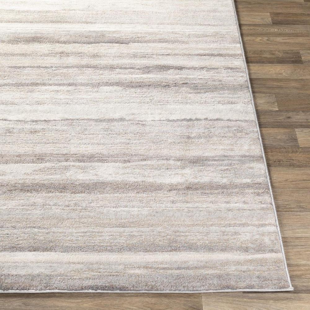 Artistic Weavers Artistic Weavers Robin Modern Striped Area Rug 5’3″ X 7’1″ Ivory(2’7″ X 7’3″ Medium Gray)