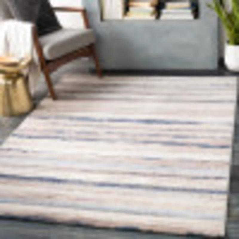 artistic weavers Artistic Weavers Robin Modern Striped Area Rug 5’3″ x 7’1″ Ivory(9 ft x 12 ft 3 in Ivory)