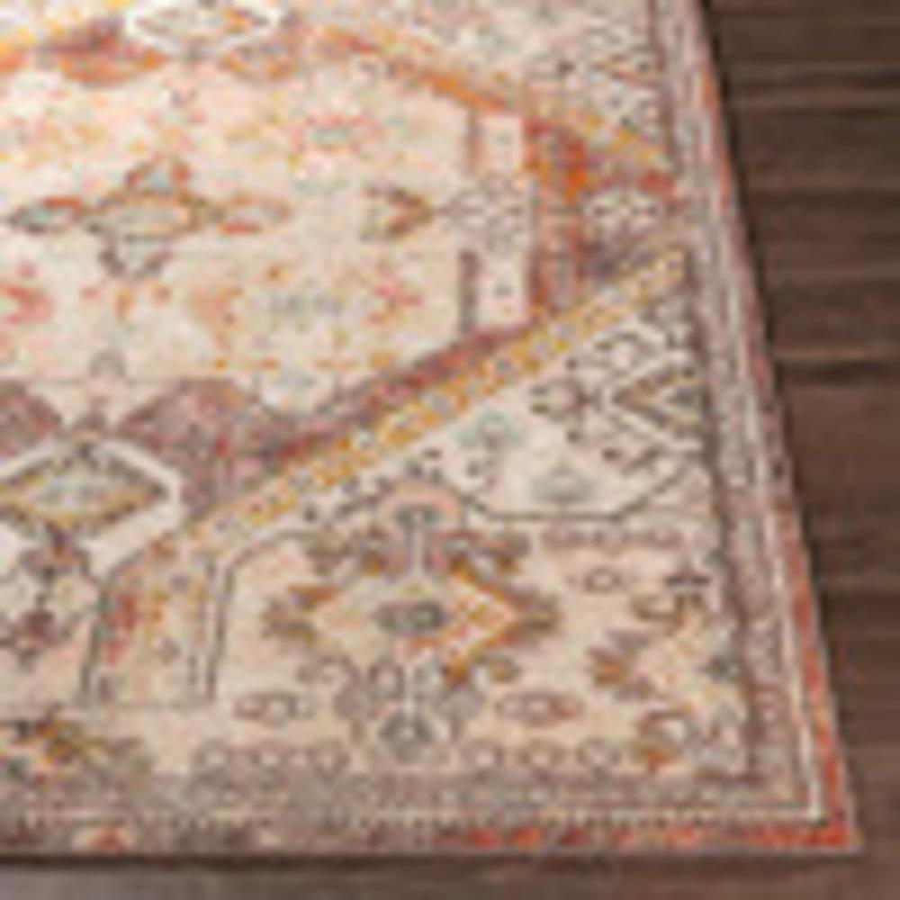 Artistic Weavers Artistic Weavers Shami Aqua/Burnt Orange Area Rug 7’10” X 10’3″(7 Ft 10 In X 10 Ft 3 In Burnt Orange)