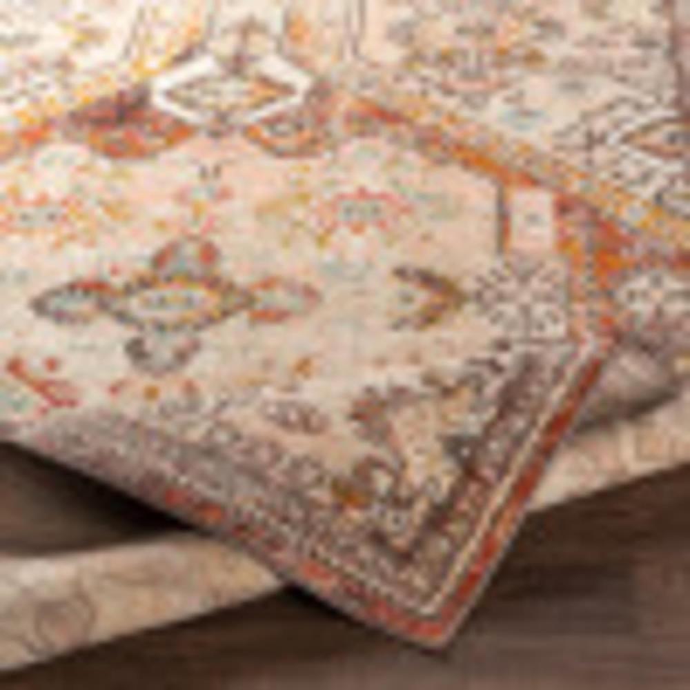 Artistic Weavers Artistic Weavers Shami Aqua/Burnt Orange Area Rug 7’10” X 10’3″(7 Ft 10 In X 10 Ft 3 In Burnt Orange)