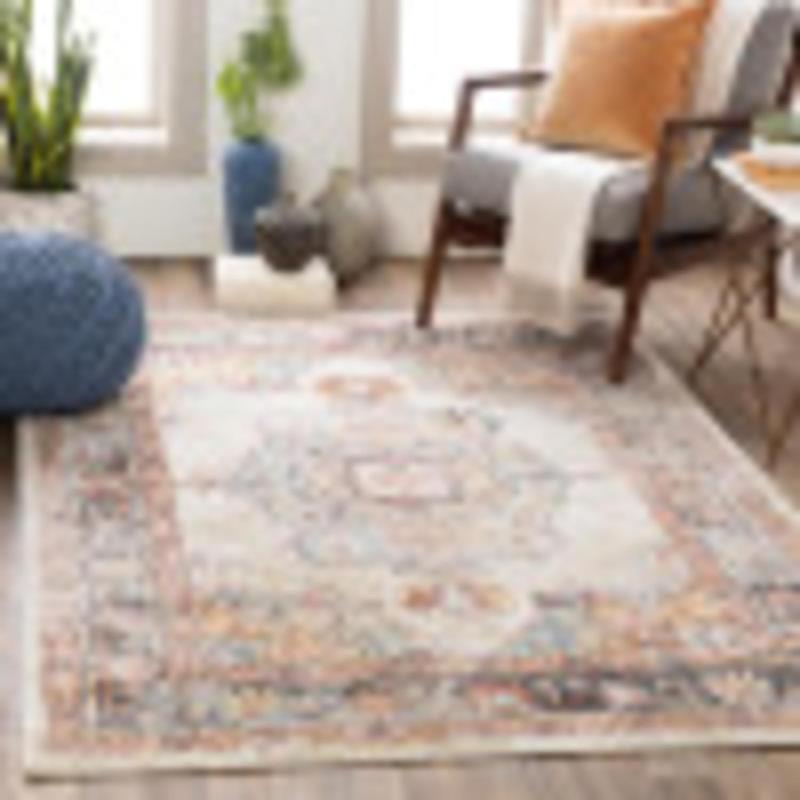 artistic weavers Artistic Weavers Solk Vintage Medallion Area Rug 5’3″ x 7’3″ Khaki(5’3″ x 7’3″ Khaki)