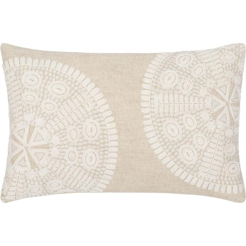 Artistic Weavers Artistic Weavers Straza Pillow L X 18″ W Beige(Beige 18″ X 18″ Down Insert)