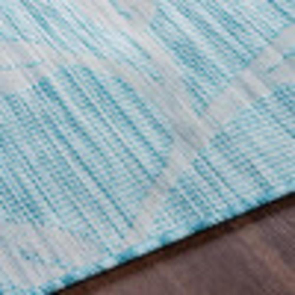 Artistic Weavers Artistic Weavers Verdi Outdoor Traditional Area Rug 5’1″ X 7′ Teal(2’6″ X 7’3″ Teal)